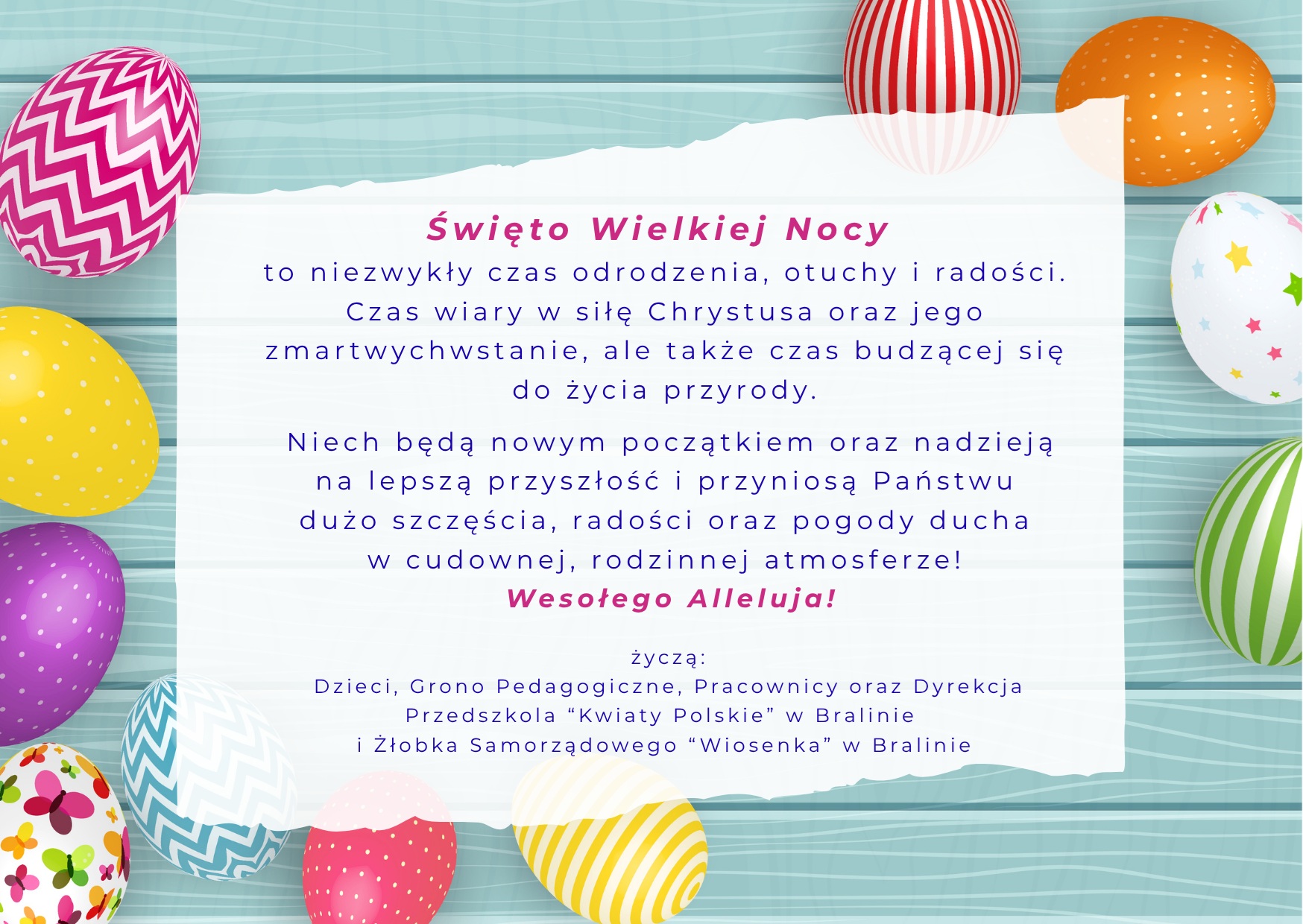 życzenia wielkanocne 2026